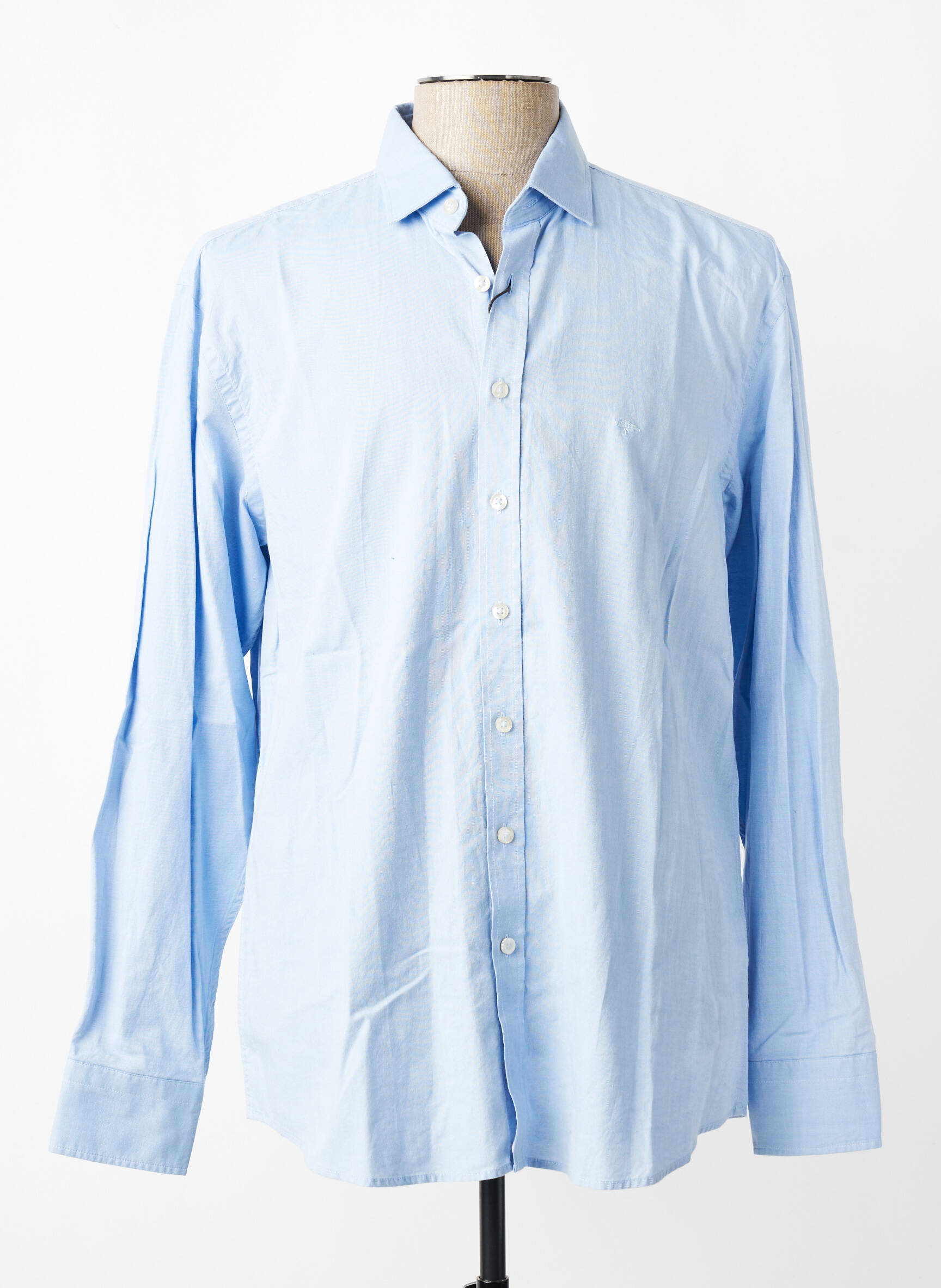 Chemise manches longues coupe cintrée bleu FYNCH-HATTON homme