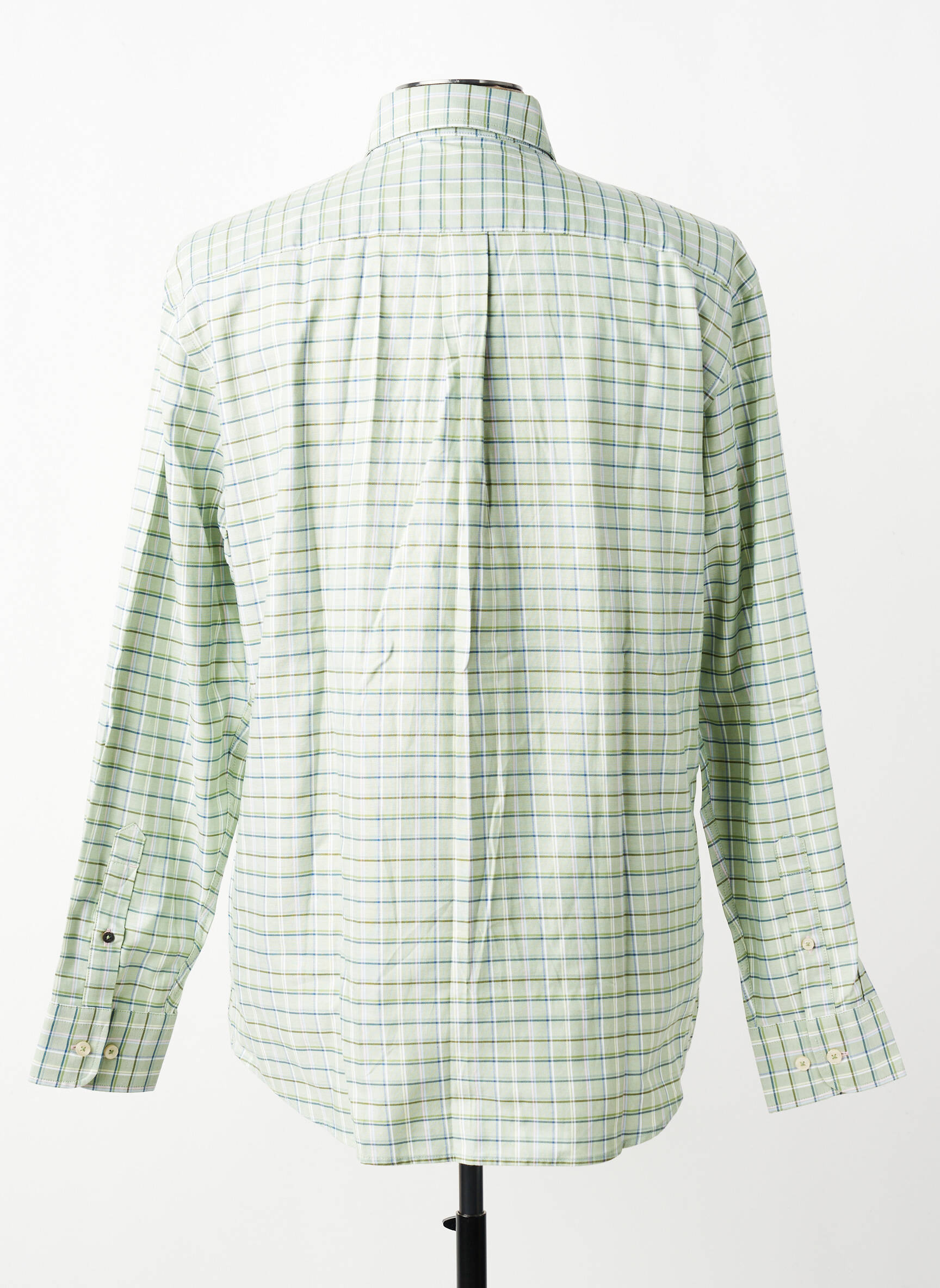 Chemise manches longues imprimé carreaux vert FYNCH-HATTON homme