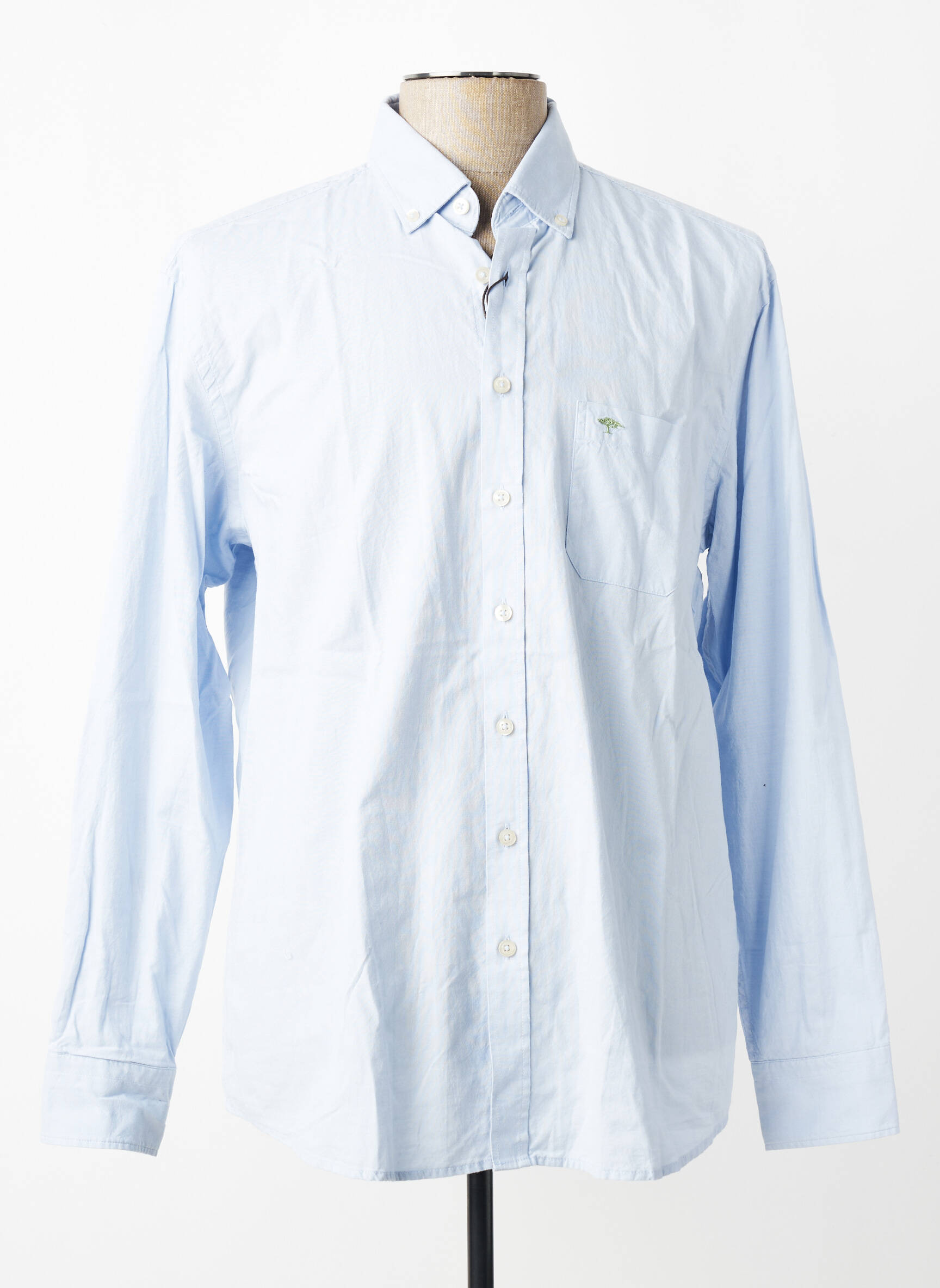 Chemise manches longues coupe cintrée bleu FYNCH-HATTON homme