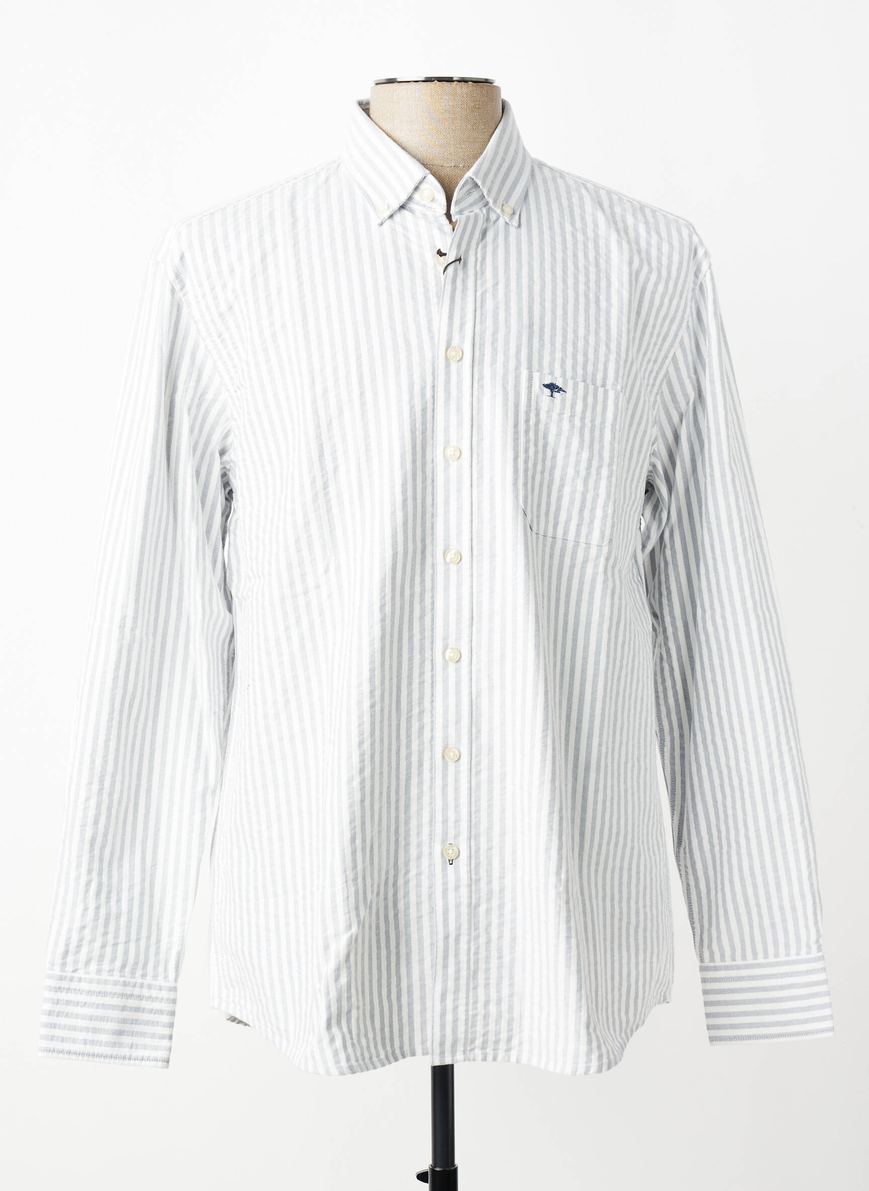 Chemise manches longues coupe cintrée gris FYNCH-HATTON homme