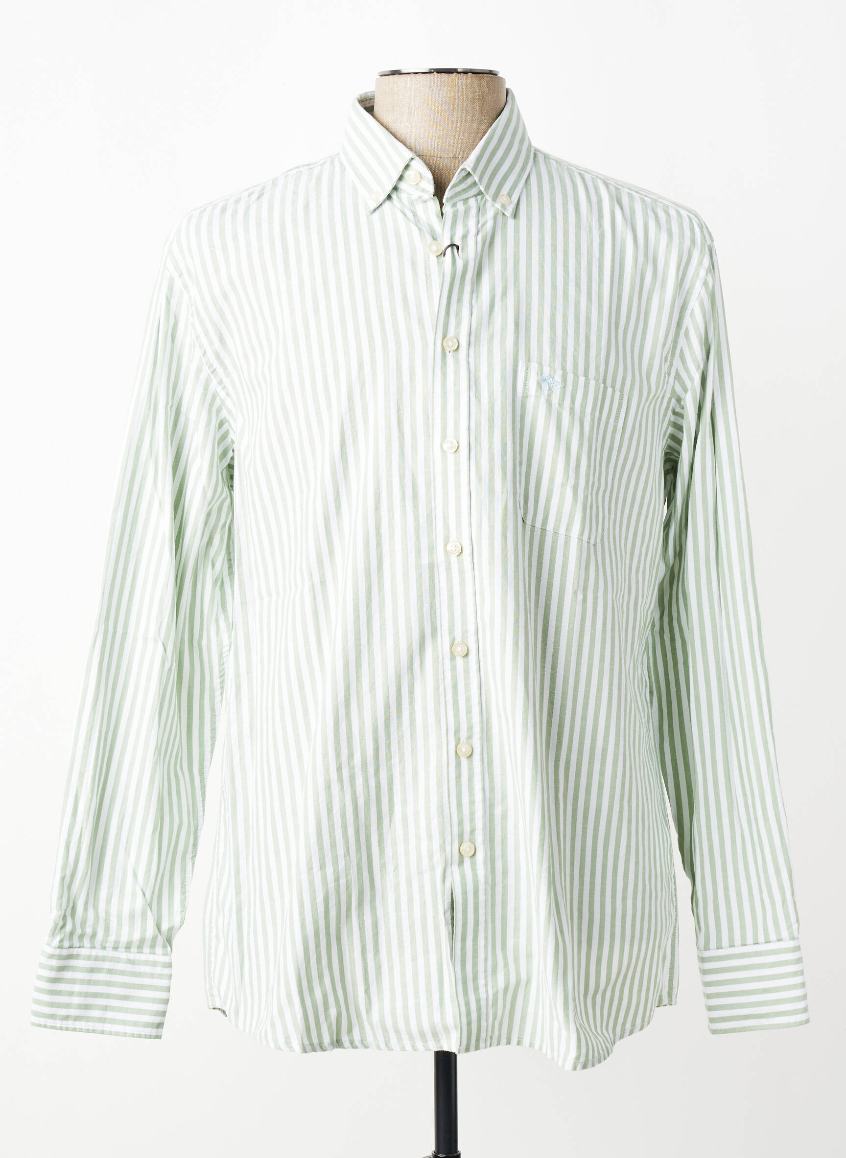 Chemise manches longues coupe cintrée vert FYNCH-HATTON homme