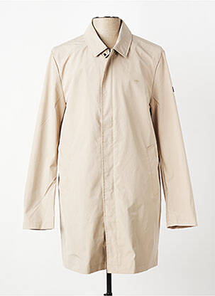 Trench coupe droite sans capuche beige FYNCH-HATTON homme