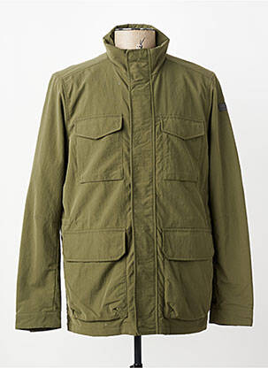 Parka finition intérieure doublure satiné sans capuche vert FYNCH-HATTON homme