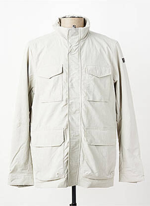 Parka finition intérieure doublure satiné sans capuche gris FYNCH-HATTON homme