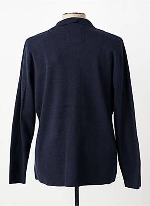 Gilet manches longues col v bleu FYNCH-HATTON homme