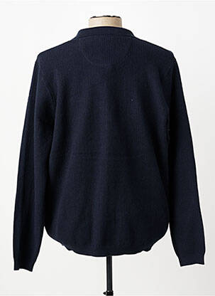 Gilet manches longues fermeture boutonnée sur le devant bleu FYNCH-HATTON homme