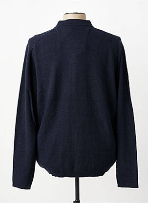 Gilet manches longues fermeture boutonnée sur le devant bleu FYNCH-HATTON homme