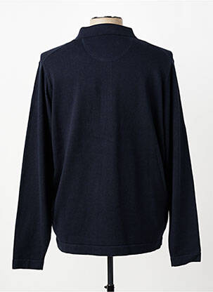Gilet manches longues fermeture boutonnée sur le devant bleu FYNCH-HATTON homme
