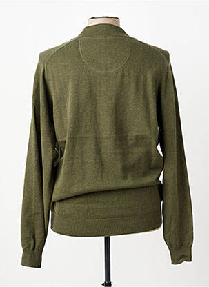 Gilet manches longues col v vert FYNCH-HATTON homme