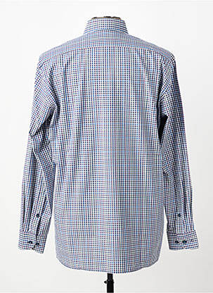 Chemise manches longues coupe cintrée bleu MARVELIS homme