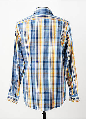 Chemise manches longues poches bleu MARVELIS homme