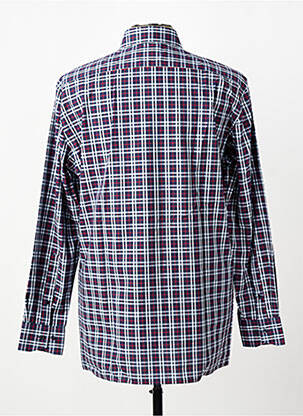 Chemise manches longues poches bleu MARVELIS homme