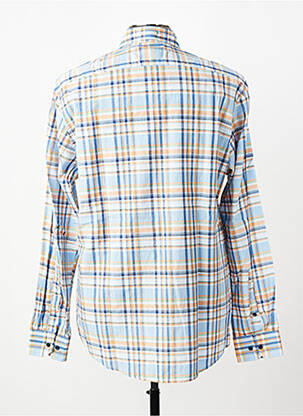 Chemise manches longues poches bleu MARVELIS homme