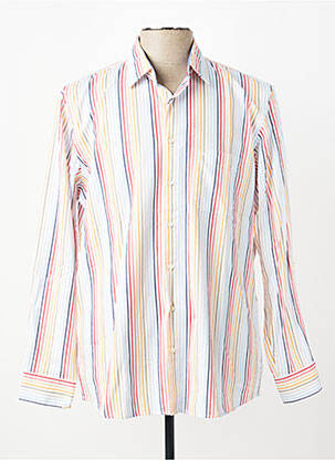 Chemise manches longues poches orange MARVELIS homme