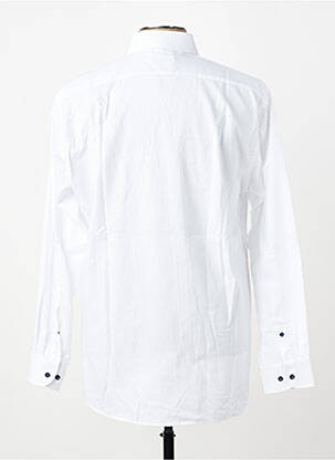 Chemise manches longues poches blanc MARVELIS homme