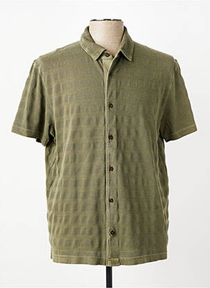 Chemise manches courtes coupe cintrée vert FYNCH-HATTON homme