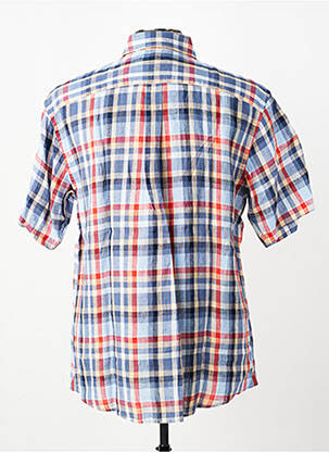 Chemise manches courtes poches bleu FYNCH-HATTON homme