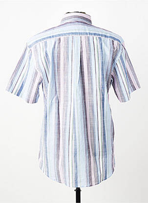 Chemise manches courtes poches bleu FYNCH-HATTON homme