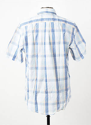 Chemise manches courtes poches bleu FYNCH-HATTON homme