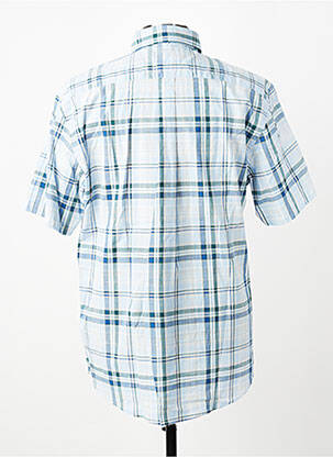 Chemise manches courtes poches bleu FYNCH-HATTON homme