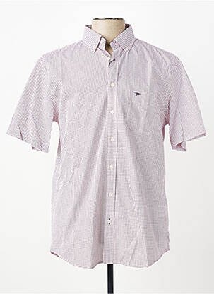Chemise manches courtes poches rose FYNCH-HATTON homme