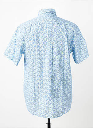 Chemise manches courtes poches bleu FYNCH-HATTON homme