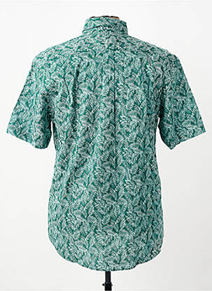 Chemise manches courtes imprimé tie and dye vert FYNCH-HATTON homme