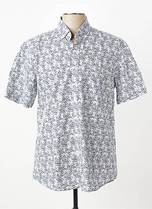 Chemise manches courtes imprimé tie and dye noir FYNCH-HATTON homme