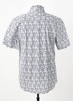 Chemise manches courtes imprimé tie and dye noir FYNCH-HATTON homme