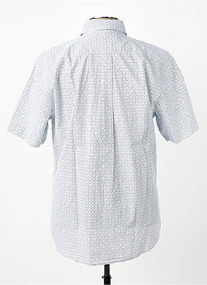 Chemise manches courtes poches bleu FYNCH-HATTON homme