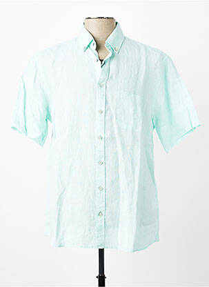 Chemise manches courtes poches vert FYNCH-HATTON homme