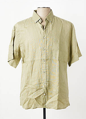Chemise manches courtes poches vert fonce FYNCH-HATTON homme