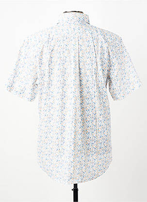 Chemise manches courtes poches bleu FYNCH-HATTON homme