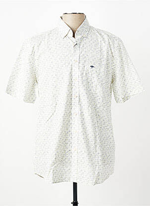 Chemise manches courtes poches beige FYNCH-HATTON homme