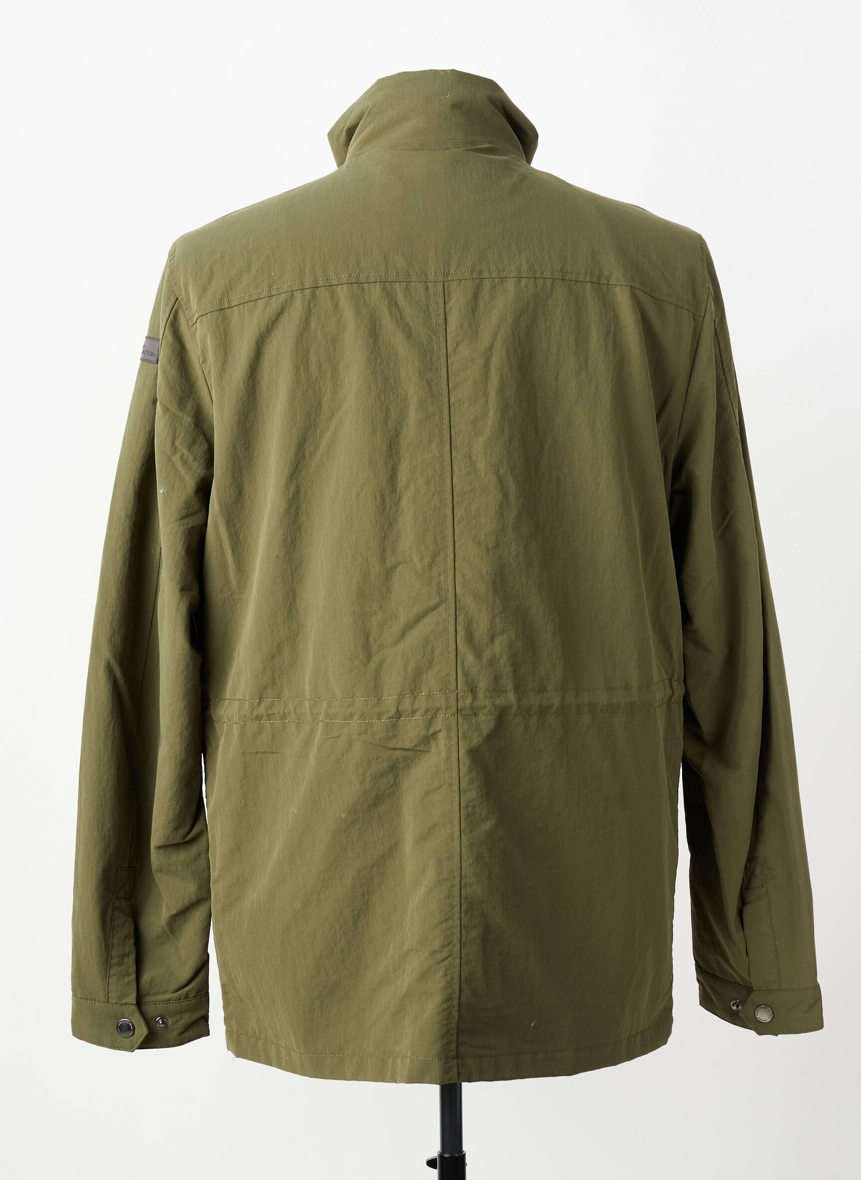 Parka finition intérieure doublure satiné sans capuche vert FYNCH-HATTON homme