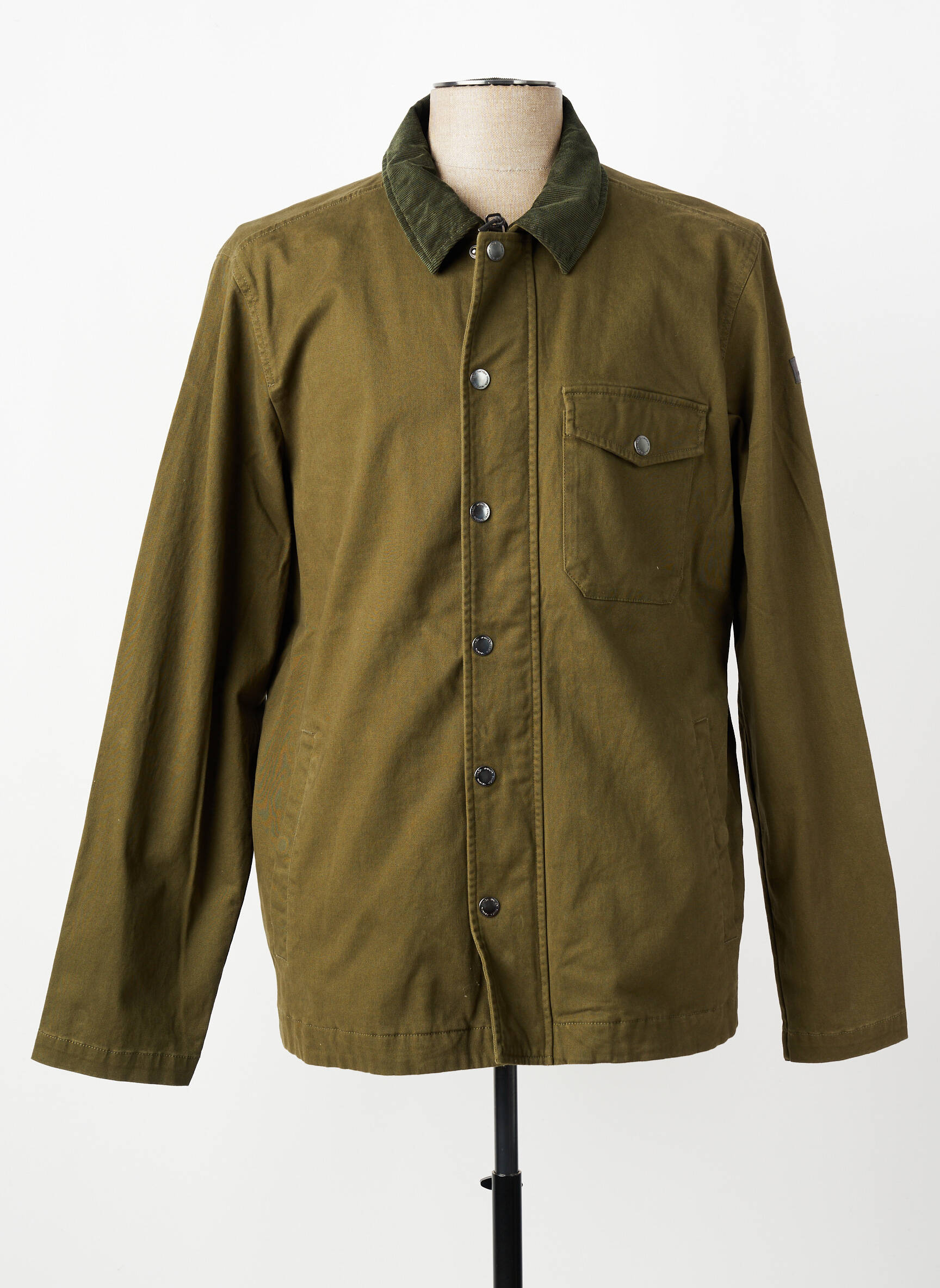 Parka manches longues sans capuche vert FYNCH-HATTON homme