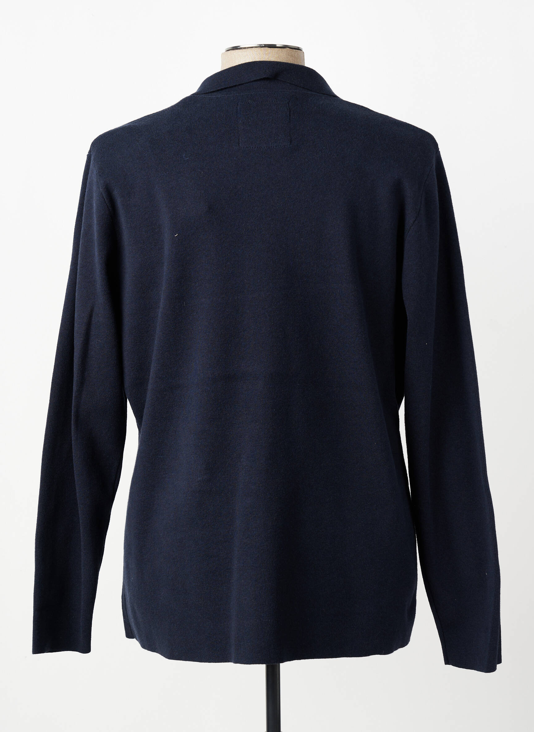 Gilet manches longues col v bleu FYNCH-HATTON homme