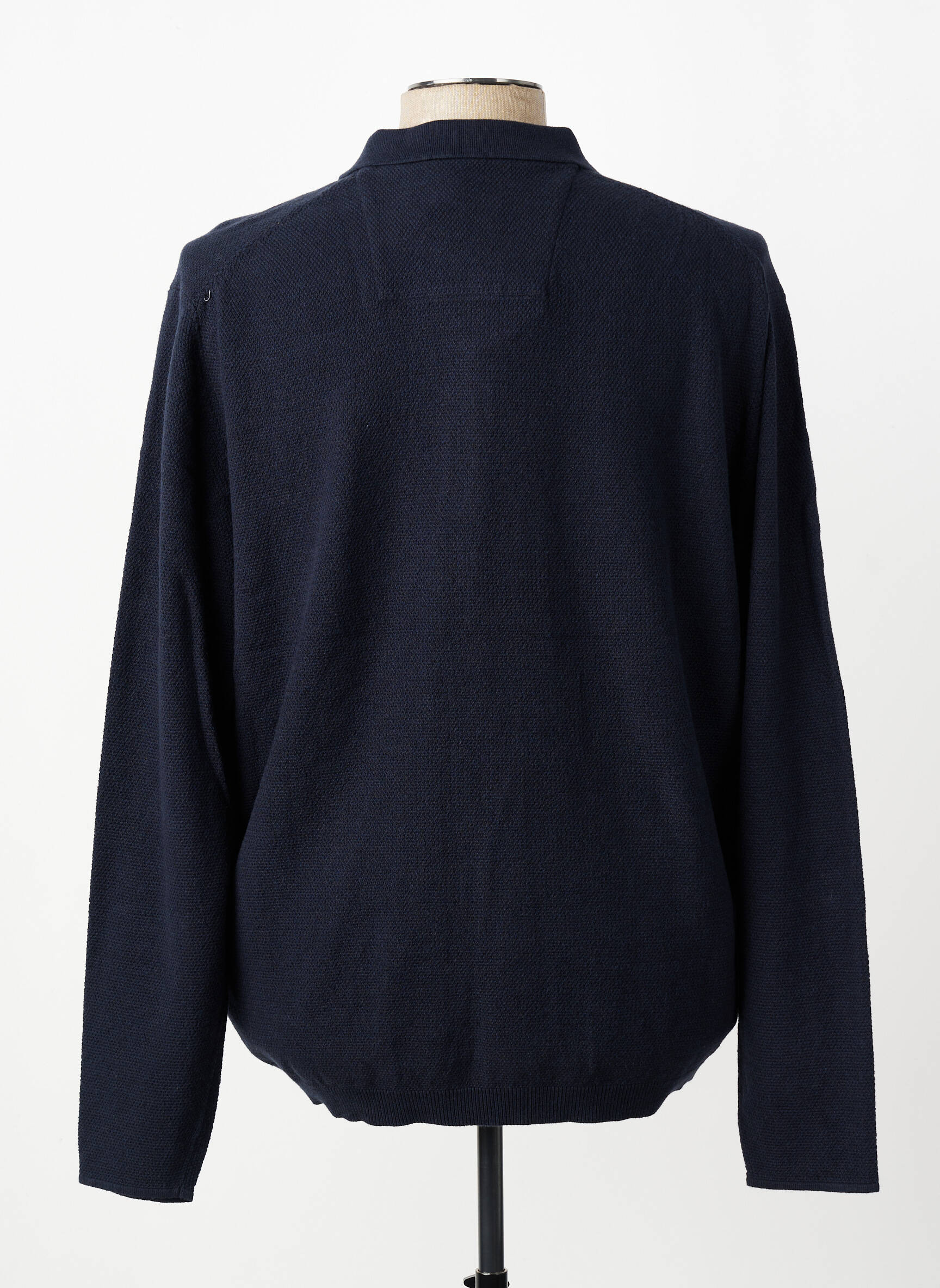 Gilet manches longues fermeture boutonnée sur le devant bleu FYNCH-HATTON homme