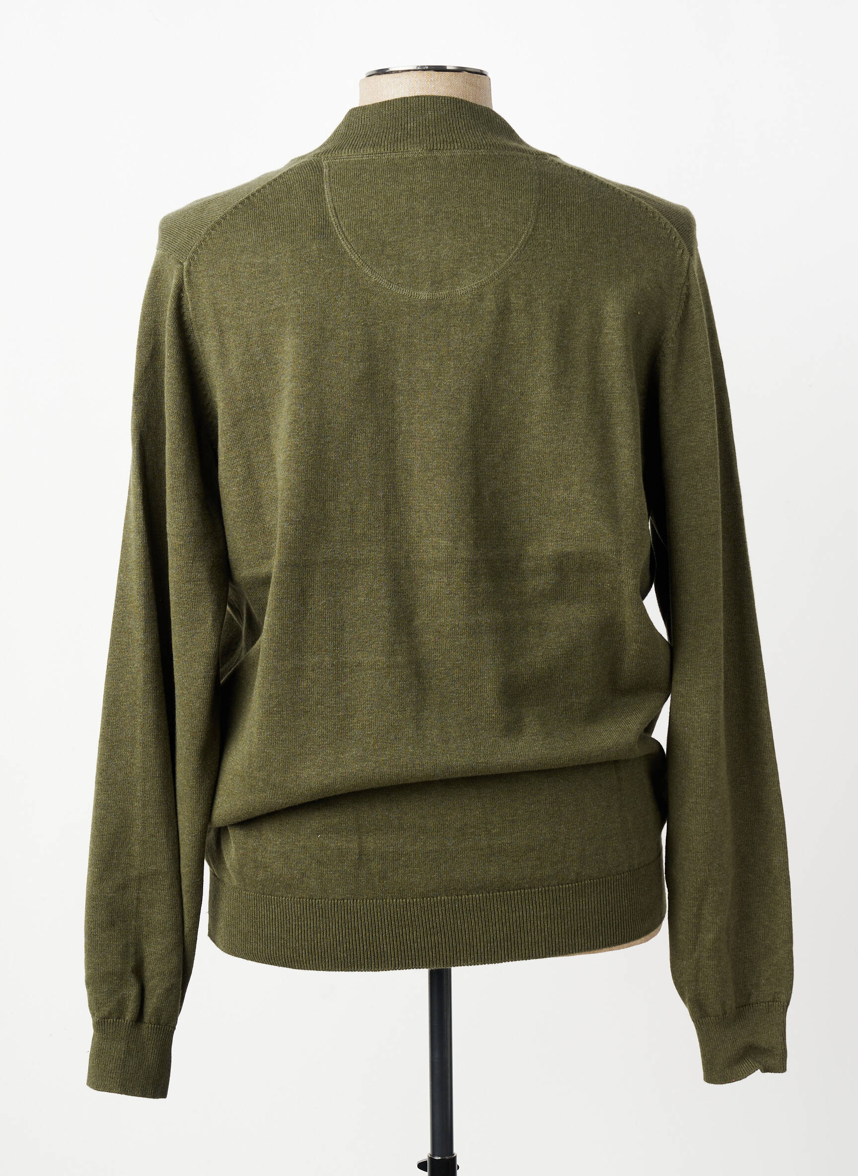 Gilet manches longues col v vert FYNCH-HATTON homme