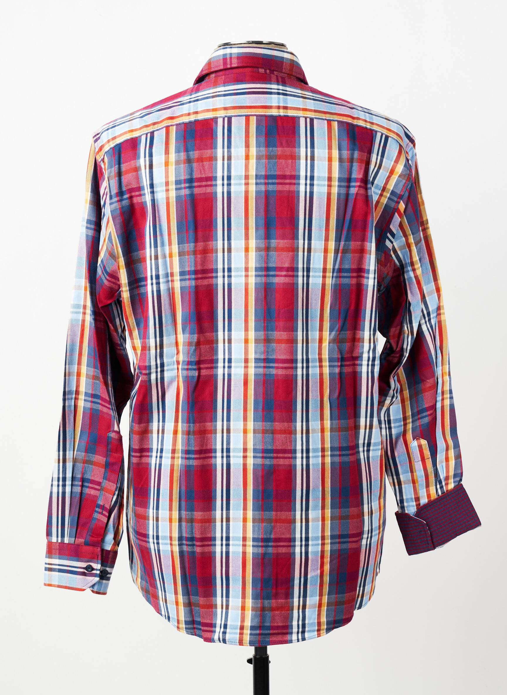 Chemise manches longues poches rouge MARVELIS homme