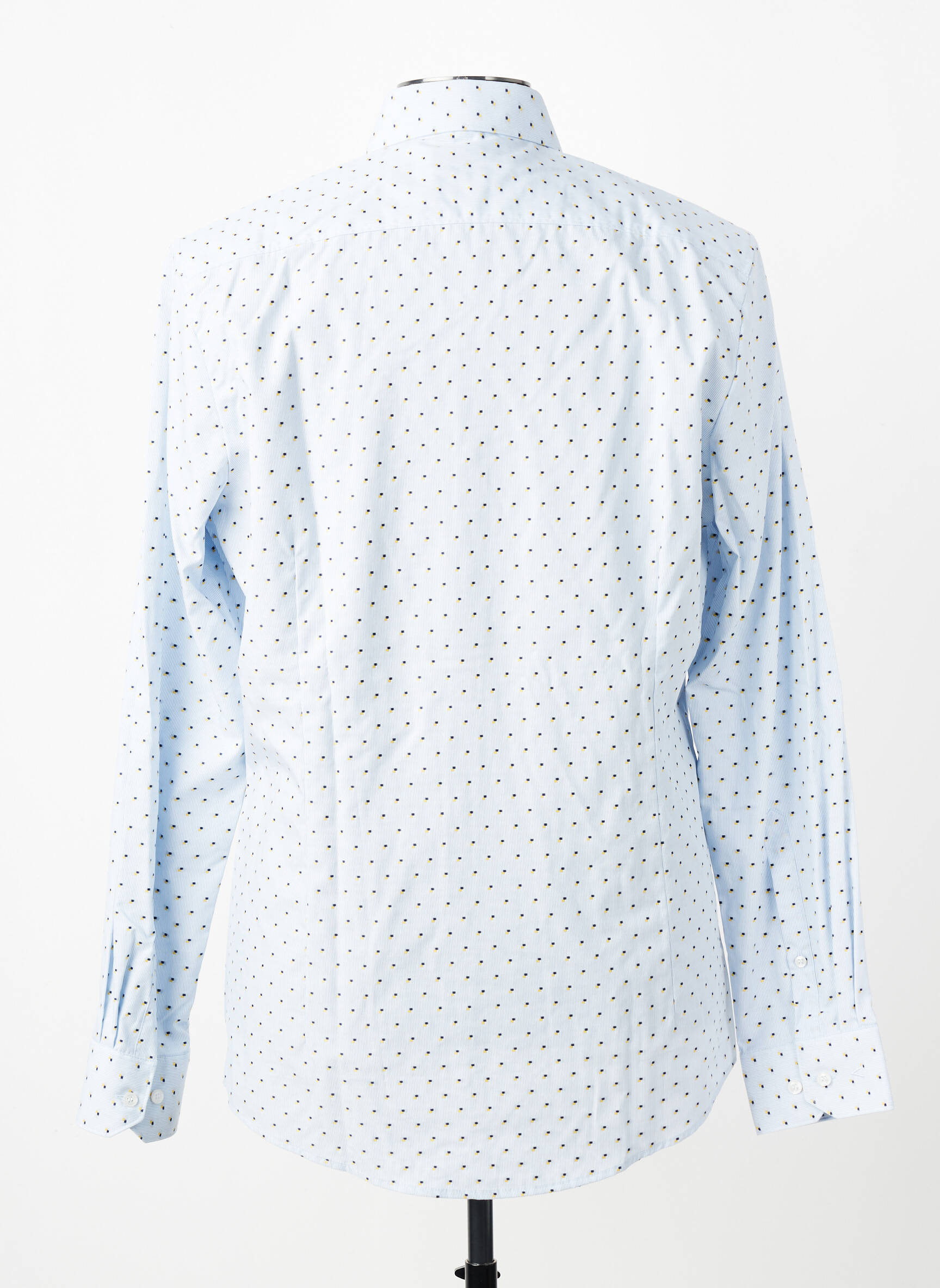 Chemise manches longues coupe cintrée bleu MARVELIS homme