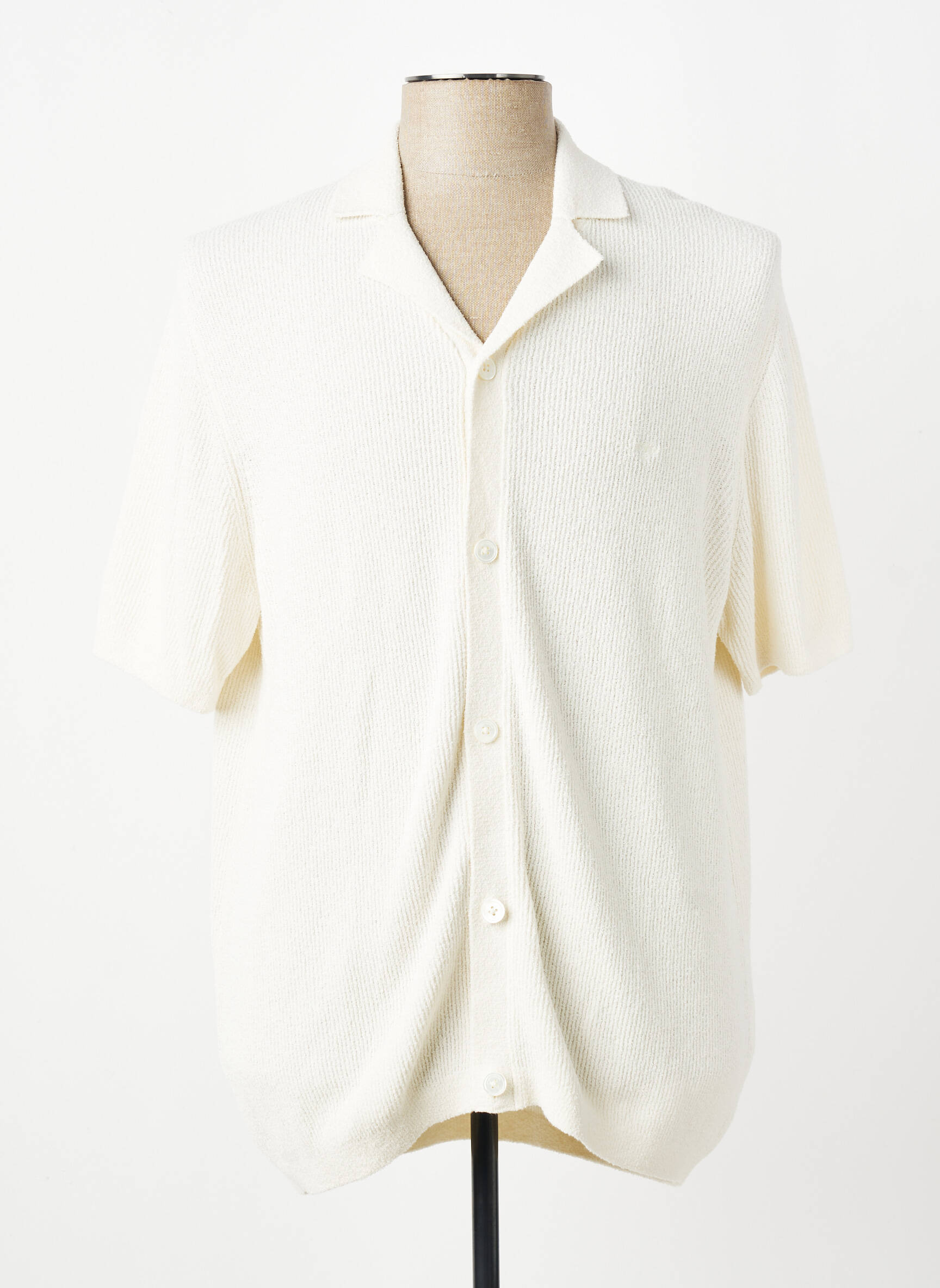 Gilet manches courtes stretch beige FYNCH-HATTON homme