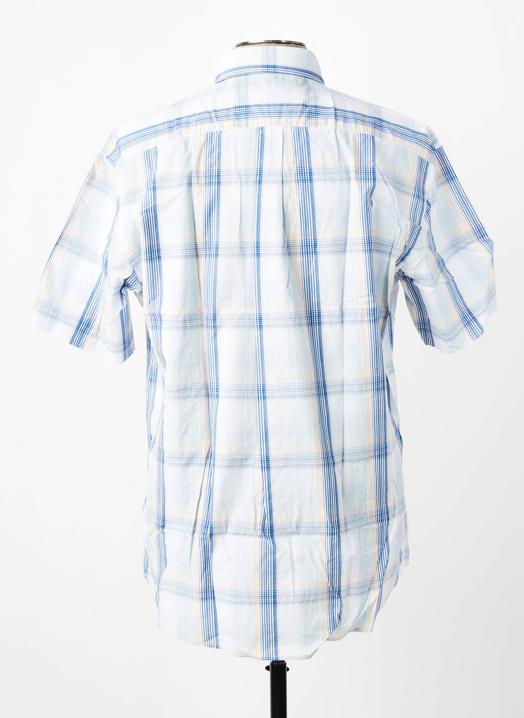 Chemise manches courtes poches bleu FYNCH-HATTON homme