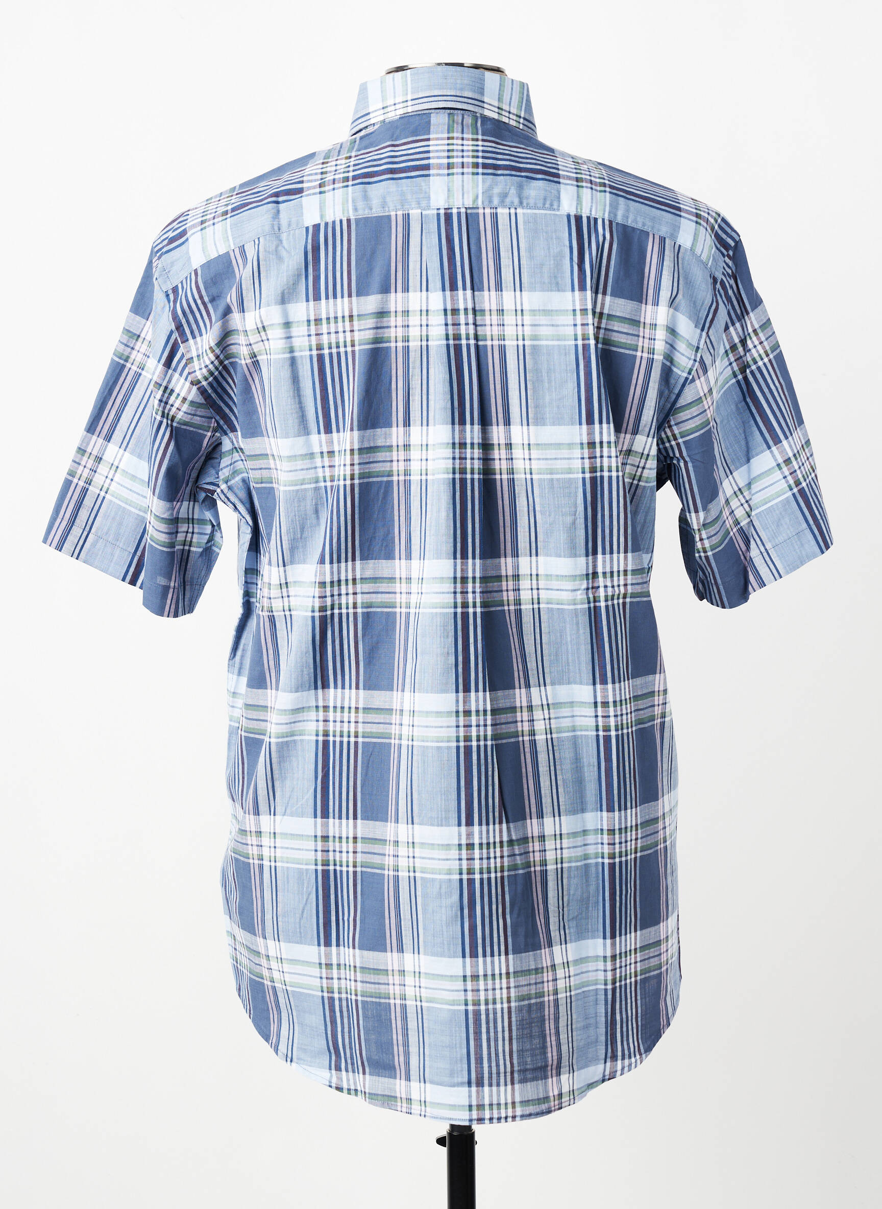 Chemise manches courtes poches bleu FYNCH-HATTON homme