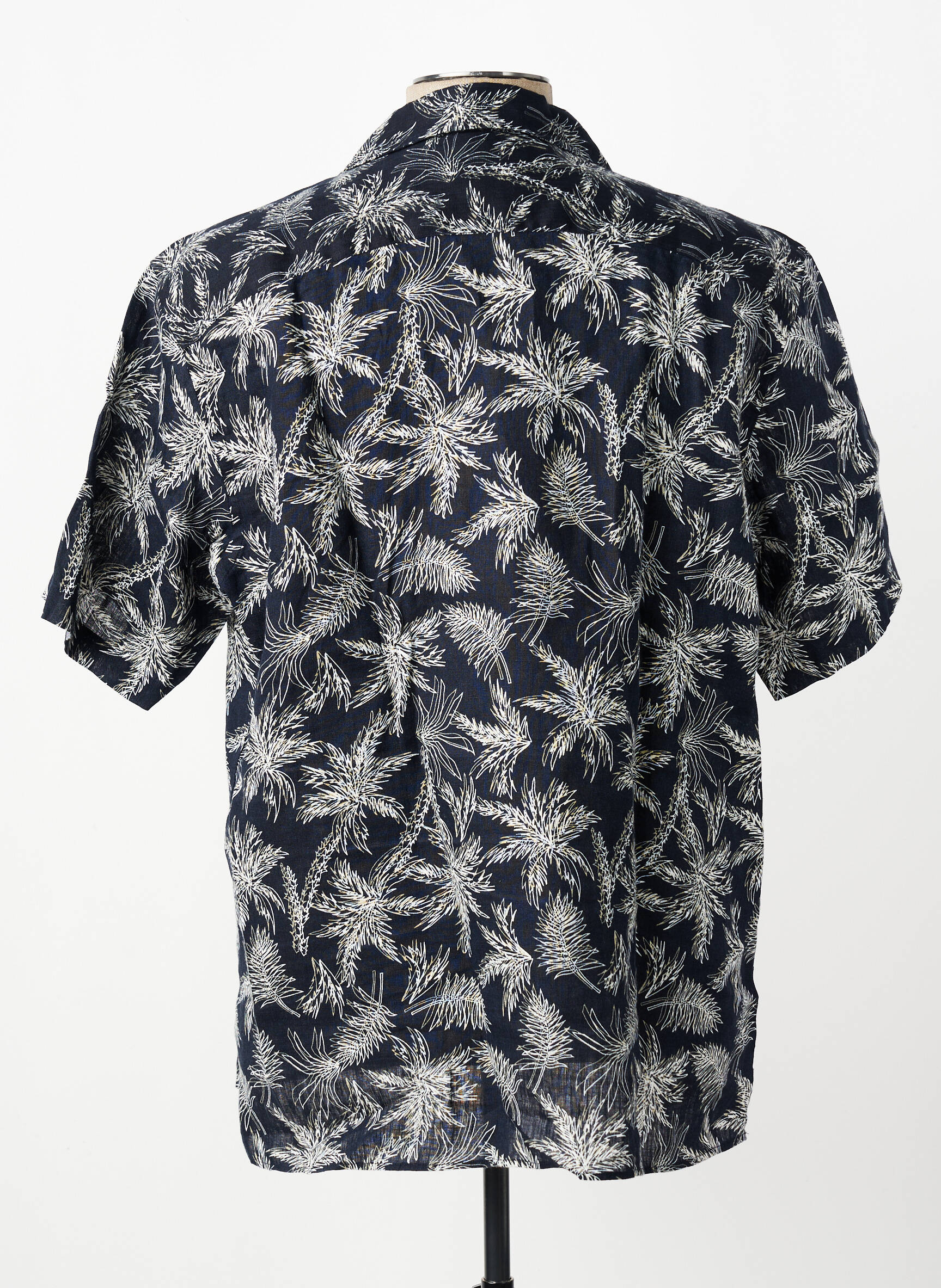 Chemise manches courtes imprimé tie and dye noir FYNCH-HATTON homme
