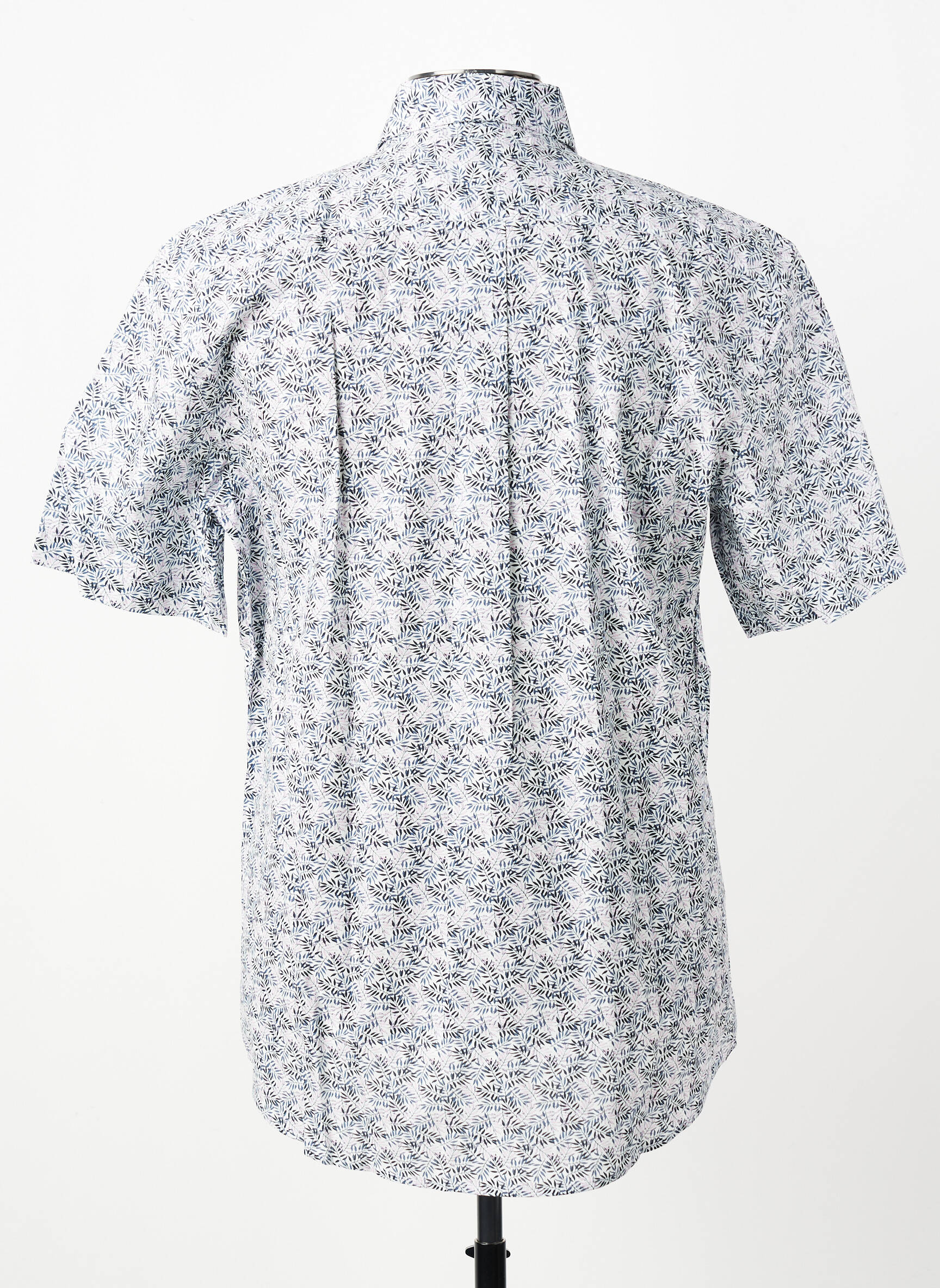 Chemise manches courtes imprimé tie and dye noir FYNCH-HATTON homme