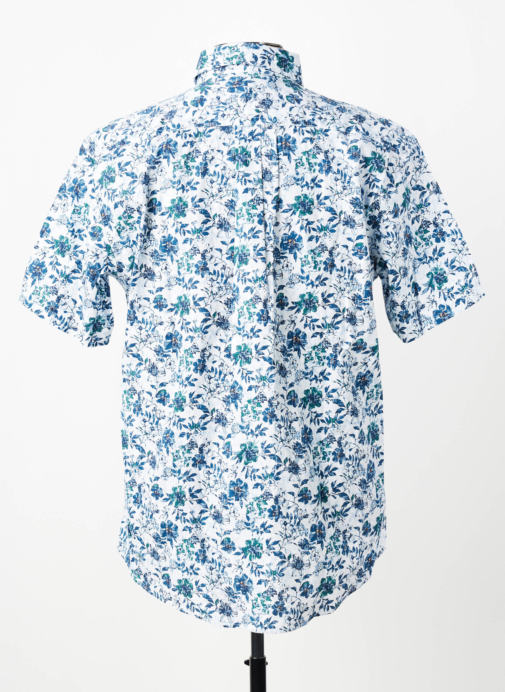 Chemise manches courtes poches bleu FYNCH-HATTON homme