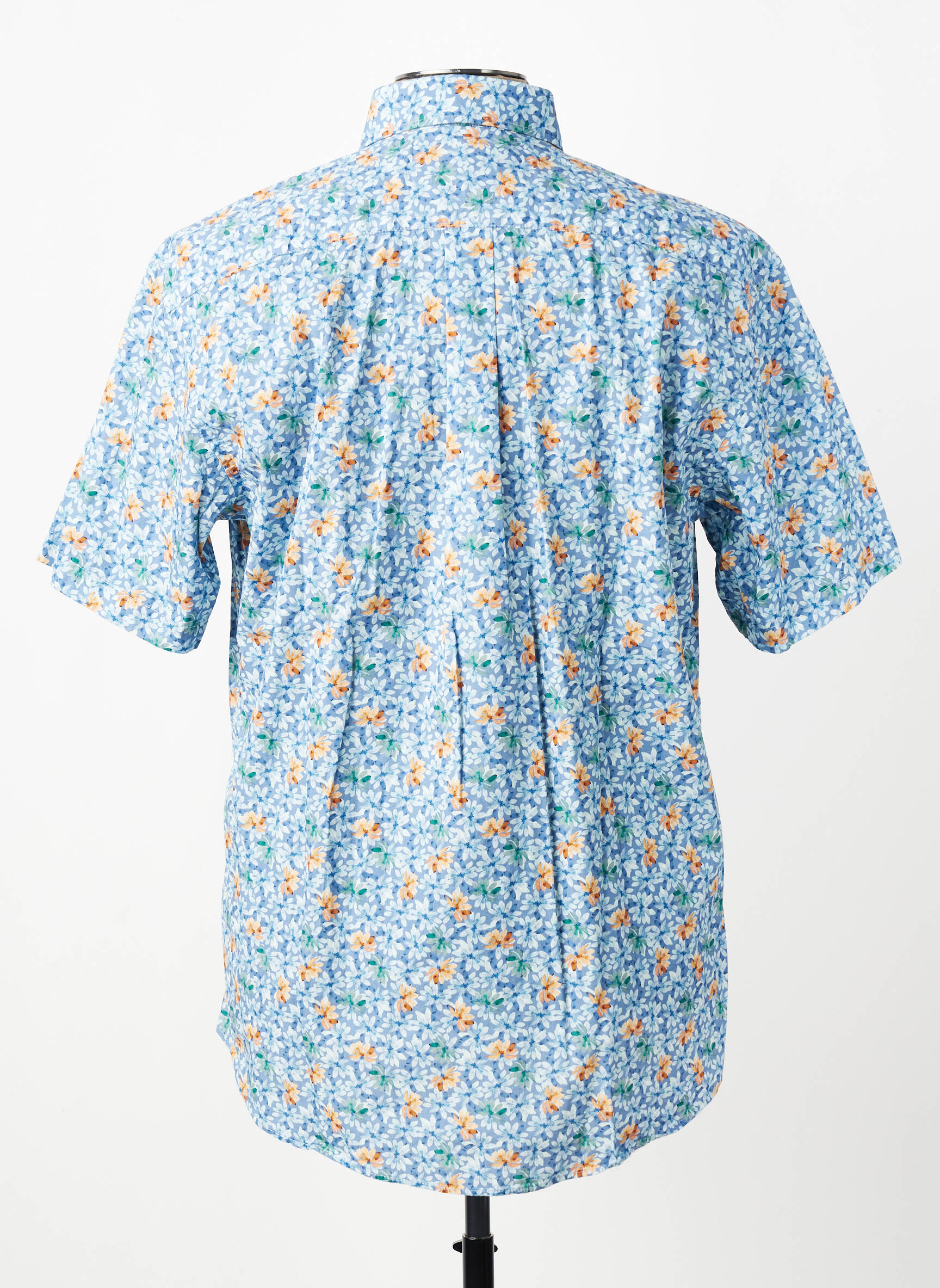 Chemise manches courtes poches bleu FYNCH-HATTON homme