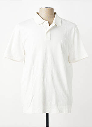 T-shirt broderie manches courtes blanc FYNCH-HATTON homme