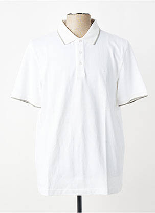 Polo coupe droite manches courtes blanc FYNCH-HATTON homme